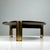 Mid-Century Modern Gilded Salon Table with Slate Top and Ammonite, 1976 For Sale - Image 3 of 9