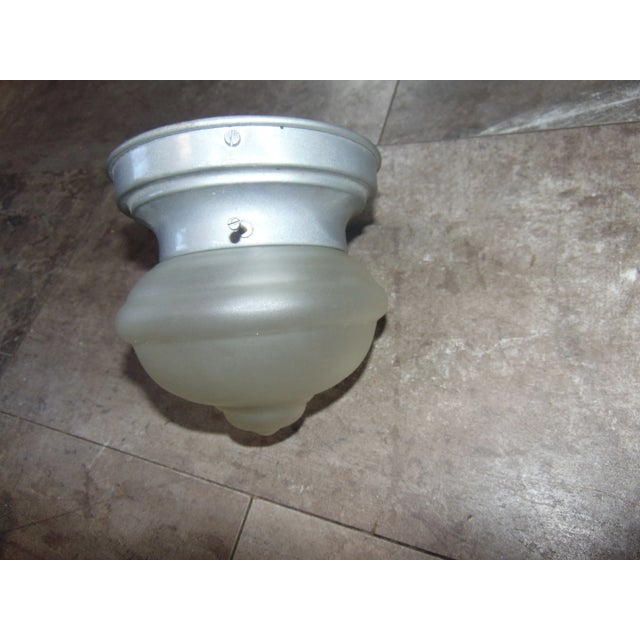 1940s Art Deco Ceiling Lamp For Sale - Image 5 of 5