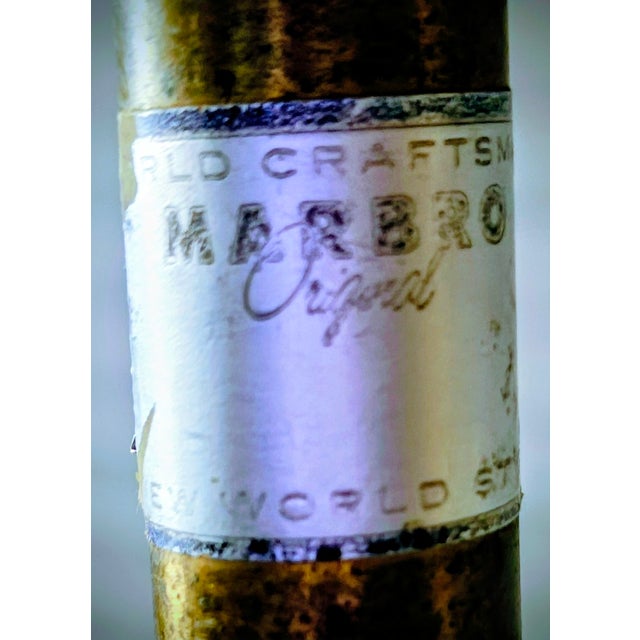 Green 1960s Marbro SMCM Seguso Murano Glass Swirl Design Table Lamps For Sale - Image 8 of 12