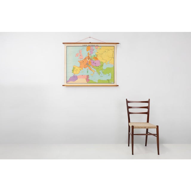 This striking mid‑century school map presents Europe as it appeared around 1812, during a period of dramatic political...