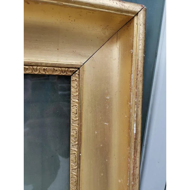 Gold Portrait of French Officer, 19th Century, Pastel, Framed For Sale - Image 8 of 11