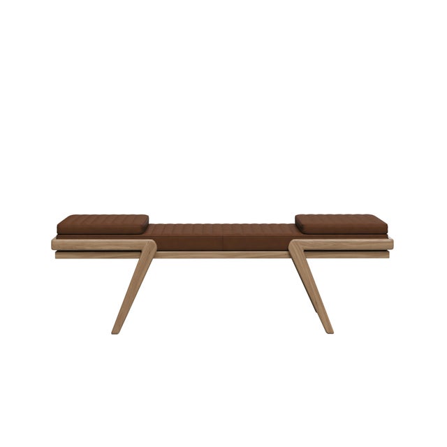 Milton Bench by Wood Tailors Club For Sale - Image 11 of 13