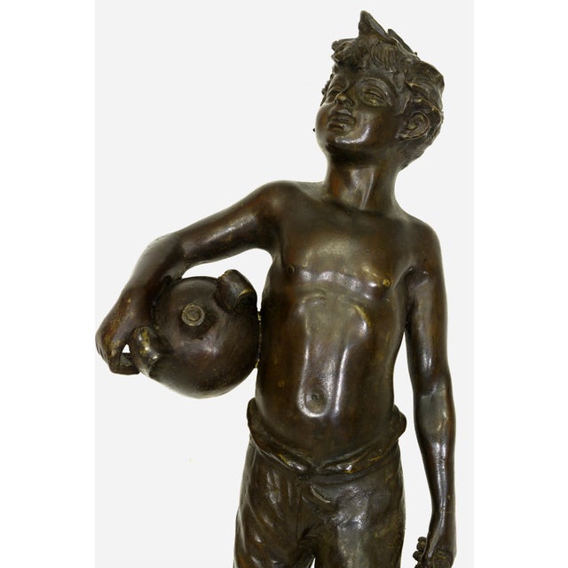 1920s Italian School, Water Carrier with Amphorae, 1920s, Bronze For Sale - Image 5 of 15