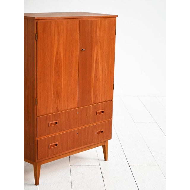Wood Scandinavian Teak Cabinet, 1960s For Sale - Image 7 of 9