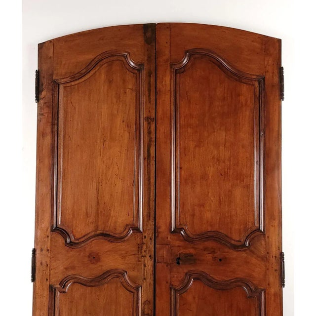 French Pair of Walnut Doors, France, 18th/19th Century For Sale - Image 3 of 8