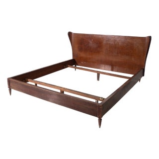 Italian Double Bed by Paolo Buffa and Serafino Arrighi, 1950 For Sale