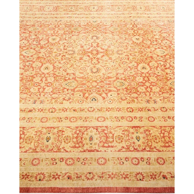 Solo Rugs Mogul, One-of-a-Kind Hand-Knotted Area Rug - Orange, 6' 3" x 9' 2" For Sale - Image 4 of 8
