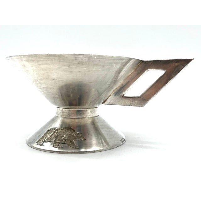 Art Deco Hotel Silverware with Engraved Bear Motif from Gebrüder Hepp, Germany, 1920s For Sale - Image 6 of 12