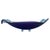 Blue Vintage Postmodern Blue Fused Art Glass Sculptural Bowl, circa 1980 For Sale - Image 8 of 17