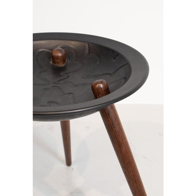 Danish Side Table with Rosewood Legs For Sale - Image 3 of 7