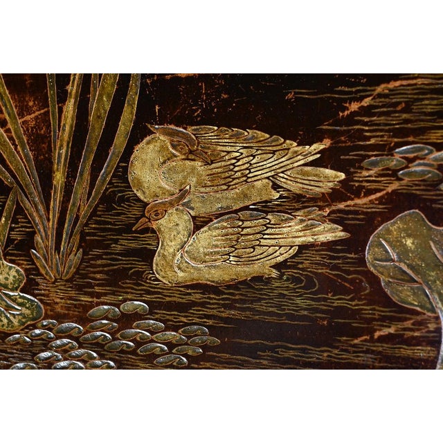 Wood Lacquered Wooden Coffee Table, China, 1960s For Sale - Image 7 of 18