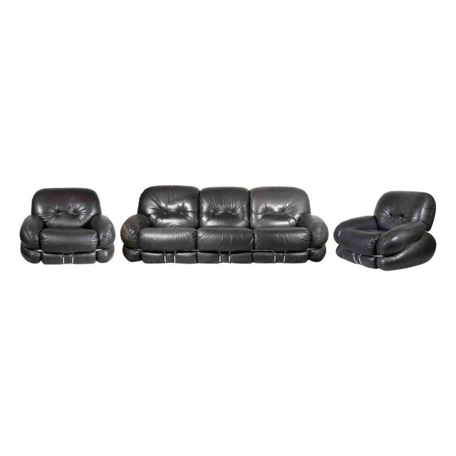 Vintage Space Age Okay Sofa Set by Adriano Piazzesi, 1970s, Set of 3 For Sale - Image 10 of 10