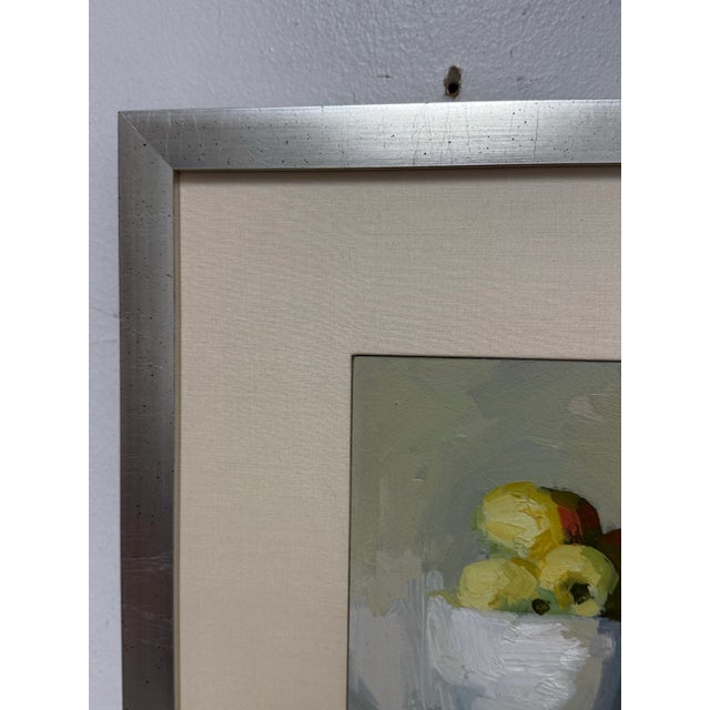 Stanley Bielen "Ladi Apples" Oil on Paper + Signed, Circa 2001 For Sale - Image 11 of 12