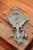 Metal Lovely Antique Patinated Cast Iron Lion Door Knocker For Sale - Image 7 of 8