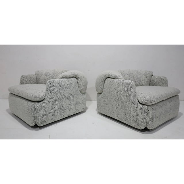 Pair of Alberto Rosselli for Saporiti Confidential Lounge Chairs For Sale In Dallas - Image 6 of 12
