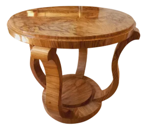 Art Deco Round Pedestal Table, 1930s