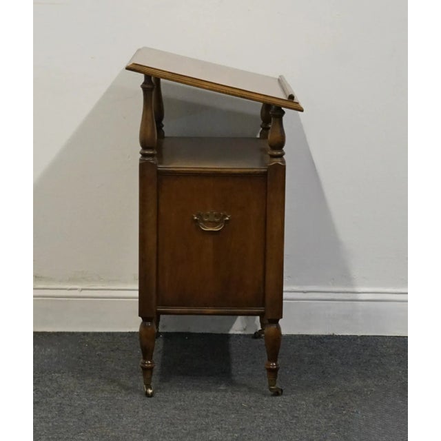Brandt Furniture Solid Antique Cherry 24" Accent End Table / Book Stand For Sale In Kansas City - Image 6 of 8