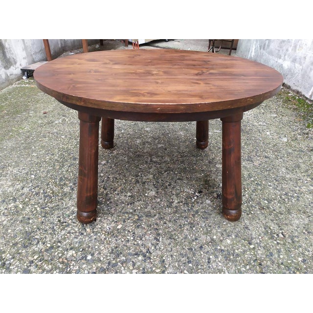 Brutalist Extendable Dining Table, 1950s For Sale - Image 6 of 18