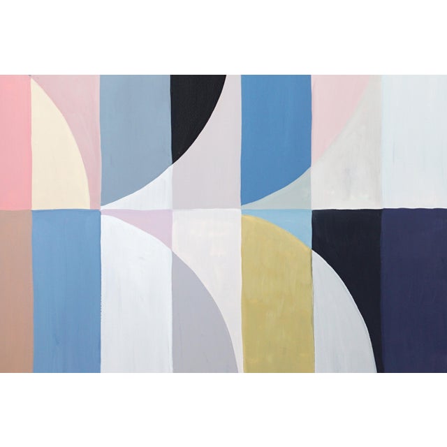 2020s 2026, the Harlequin, Bauhaus Grid Painting on Watercolor Paper, Op Art by Natalia Roman For Sale - Image 5 of 8