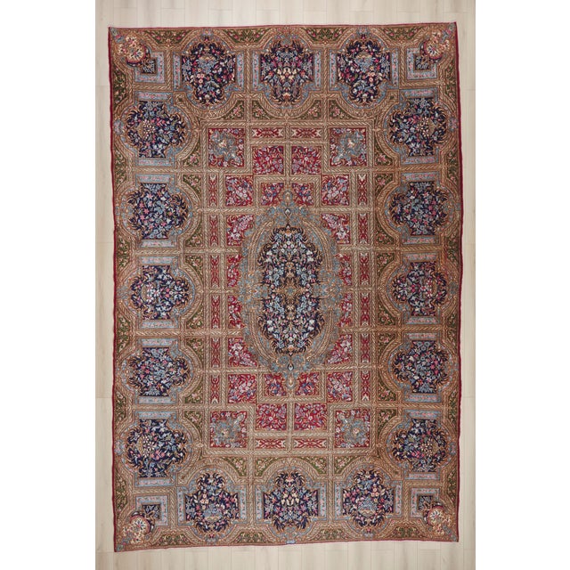 Vintage Persian Lavar Kerman Rug, 11'03 X 16'11 For Sale - Image 10 of 10
