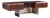 m.f. Harty for Stow & Davis Mid Century Walnut, Chrome and Glass Executive Desk For Sale