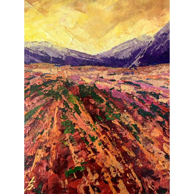 Oil Painting Mountain Sunset v. Zadorozhnya For Sale - Image 9 of 12