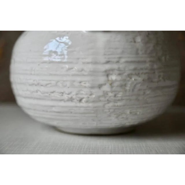 Ceramic Minimalist White Pitcher from Vetter, 1960s For Sale - Image 7 of 9