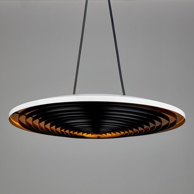 Italian Postmodern ‘Maxi Elle’ pendant from the 1980s designed by Tommaso Cimini for Lumina. with some surface scratches,...