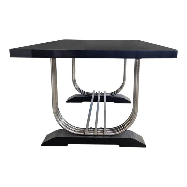 Art Deco Dining or Conference Table For Sale - Image 5 of 7