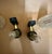 Black Brass Wall Lights from Arlus House, France, 1960, Set of 2 For Sale - Image 8 of 10