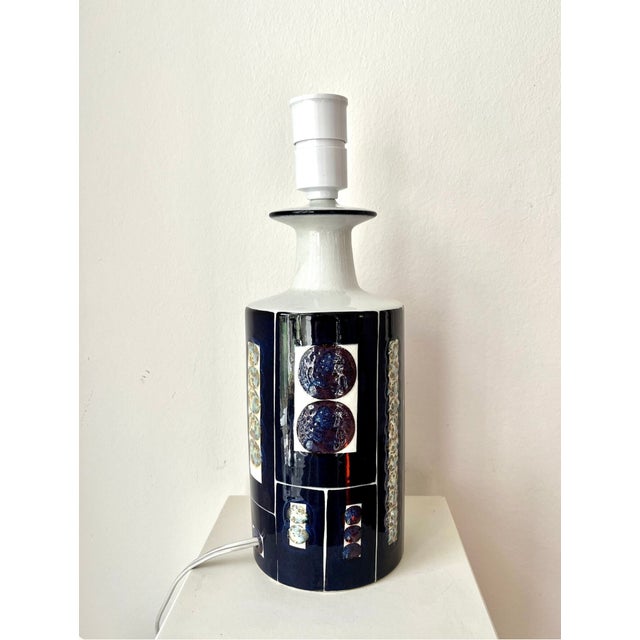 Danish design classic – Tenera Royal 9, table lamp/lamp foot designed by Inge Lise Koefoed for Royal Copenhagen / Fog &...