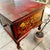Vintage Chinese Red Lacquer Low Kang Coffee Table With Drawers, Hand-Painted, Mid-20th Century For Sale - Image 9 of 14