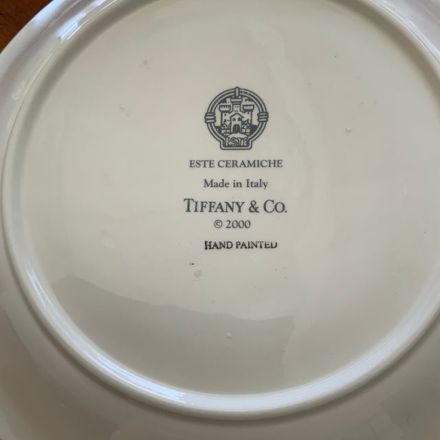 2000 - 2009 Tiffany & Co. Este Ceramiche Rosso Savoy Cabbage Pasta Plate, 8 Available For Sale - Image 5 of 8
