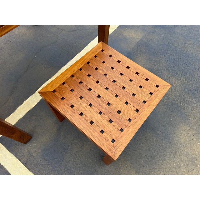 Mid-Century Modern 1990s Summit Furniture Sources Teak Table - Kipp Stewart - Set of 3 For Sale - Image 3 of 10