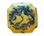 Vintage Wong Lee 1895 Chinoiserie Rococco Yellow & Blue Porcelain Ormolu Bronze Decorative Container For Sale - Image 9 of 12