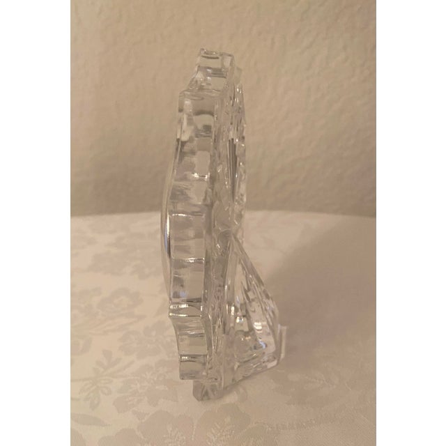 Late 20th Century Waterford Crystal Round Portrait Frame Mint Condition For Sale - Image 9 of 12