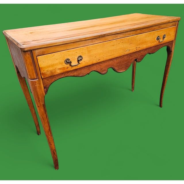This Antique French Provincial Console exudes the beauty and sophistication of 18th-century French design, hand-carved...