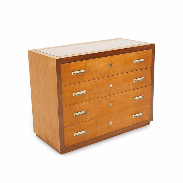 Rationalist Maple Chest of Drawers, 1930s For Sale - Image 16 of 16