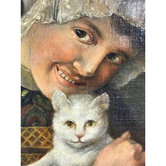 1900 - 1909 B. Hartman, Portrait Composition, 1907, Oil Painting on Canvas, Framed For Sale - Image 5 of 8