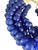 African Jumbo Cobalt Blue Glass Trading Beads Necklace Set of Five For Sale - Image 4 of 7