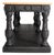 Mid 20th Century France Black Wood Console Table For Sale