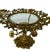 Art Nouveau Brass Tazza Centerpiece Blown Glass Bowl . Swivel Floral Branches For Sale In Atlanta - Image 6 of 16