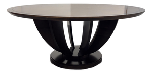 Orlando Diaz-Azcuy for McGuire Aria Round Starburst Dining Table