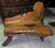 20th-century Asian bench made of olive wood and driftwood Beautiful patina Very decorative H 88 x W 95 x D 90 cm