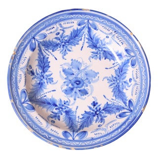 19th Century Spanish Pottery Plate (A) For Sale