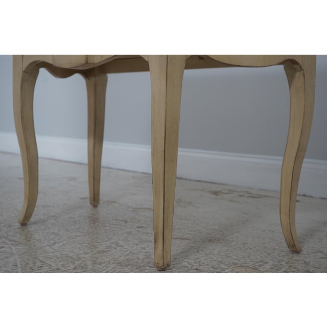 1990s Italian Continental Style 2 Drawer Painted Commode Chest For Sale In Philadelphia - Image 6 of 17