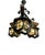 Brown Mid-Century Modern Wrougt Iron and Wood Pendant Lamp, 1970s For Sale - Image 8 of 12