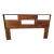 1960s Mid Century Modern Walnut Headboard For Sale