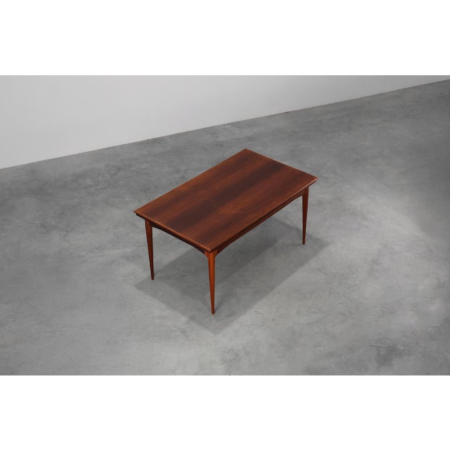 Wood Mid-Century Teak Extendable Dining Table, Belgium, 1960s For Sale - Image 7 of 14