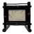 Asian Black Faux Bamboo Tabletop Picture Frame For Sale